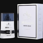 Ab Spirit Millionaire White Gold by Lomani Cologne for Men 3.3 oz Eau De Parfum Spray
