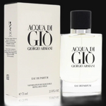 Acqua Di Gio by Giorgio Armani Cologne for Men 2.5 oz Eau De Parfum Spray (Refillable)
