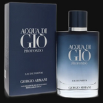 Acqua Di Gio Profondo by Giorgio Armani Cologne for Men 3.3 oz Eau De Parfum Spray (Refillable)