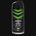 Action Deo by Umbro Cologne for Men 5 oz Deo Body Spray