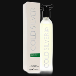 Cold Silver by Benetton Cologne for Men 3.3 oz Eau De Toilette Spray
