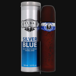 Cuba Silver Blue by Fragluxe Cologne for Men 3.3 oz Eau De Toilette Spray