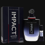 Impact Intense + 0.14 Travel by Tommy Hilfiger Cologne for Men 3.4 oz Eau De Parfum Spray + 0.14 Travel Spray