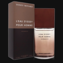 L'eau D'issey Pour Homme Wood & Wood Intense by Issey Miyake Cologne for Men 3.3 oz Eau De Parfum Intense Spray
