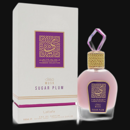 Musk Sugar Plum by Lattafa (Unisex) 3.4 oz Eau De Parfum Spray