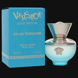 Pour Femme Dylan Turquoise by Versace Perfume for Women 1.7 oz Eau De Toilette Spray