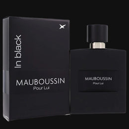 Pour Lui In Black by Mauboussin Cologne for Men 3.4 oz Eau De Parfum Spray