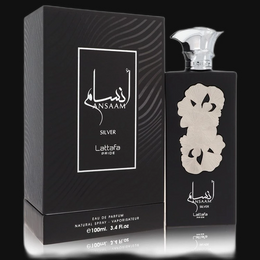 Pride Ansaam Silver by Lattafa (Unisex) 3.4 oz Eau De Parfum Spray