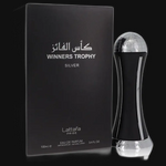 Pride Winners Trophy Silver by Lattafa Cologne for Men 3.4 oz Eau De Parfum Spray
