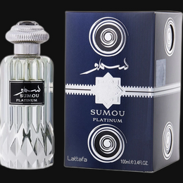 Sumou Platinum by Lattafa (Unisex) 3.4 oz Eau De Parfum Spray