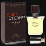 Terre D'hermes Eau Intense Vetiver by Hermes Cologne for Men 1.7 oz Eau De Parfum Spray