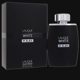 White In Black by Lalique Cologne for Men 4.2 oz Eau De Parfum Spray