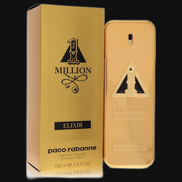 1 Million Elixir Intense by Paco Rabanne Cologne for Men 3.4 oz Eau De Parfum Intense Spray