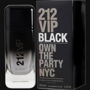 212 Vip Black by Carolina Herrera Cologne for Men 3.4 oz Eau De Parfum Spray
