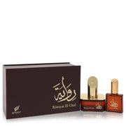 Riwayat El Oud + Perfume Travel By Afnan de 0.67 oz gratis para mujer