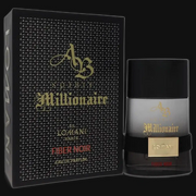 Ab Spirit Millionaire Fiber Noir by Lomani Cologne for Men 3.3 oz Eau De Parfum Spray