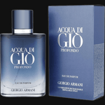 Acqua Di Gio Profondo by Giorgio Armani Cologne for Men 1.7 oz Eau De Parfum Spray (Refillable)