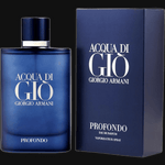Acqua Di Gio Profondo by Giorgio Armani Cologne for Men 4.2 oz Eau De Parfum Spray