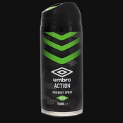 Action Deo by Umbro Cologne for Men 5 oz Deo Body Spray