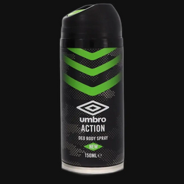 Action Deo by Umbro Cologne for Men 5 oz Deo Body Spray