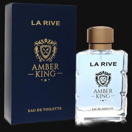 Amber King by La Rive Cologne for Men 3.4 oz Eau De Toilette Spray