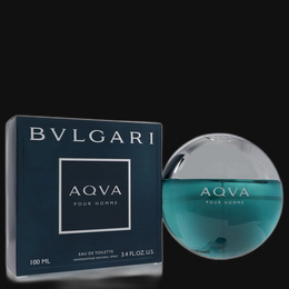 Aqua Pour Homme by Bvlgari Cologne for Men 3.3 oz Eau De Toilette Spray