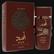 Asad Bourbon by Lattafa Cologne for Men 3.4 oz Eau De Parfum Spray