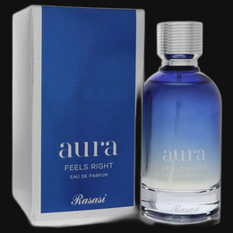 Aura Feels Right by Rasasi (Unisex) 3.3 oz Eau De Parfum Spray
