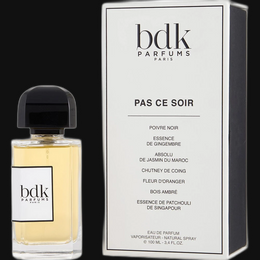Bdk Pas Ce Soir by Bdk Parfums (Unisex) 3.4 oz Eau De Parfum Spray