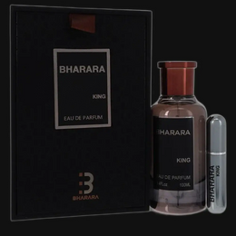 Bharara King + Travel by Bharara Beauty Cologne for Men 3.4 oz Eau De Parfum Spray + Travel Spray (Refillable)