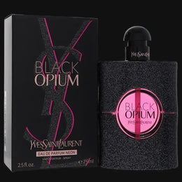 Black Opium Neon by Yves Saint Laurent Perfume for Women 2.5 oz Eau De Parfum Neon Spray