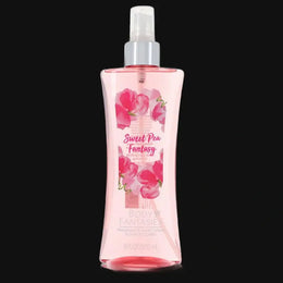 Body Fantasies Signature Pink Sweet Pea Fantasy by Parfums De Coeur Perfume for Women 8 oz Body Spray