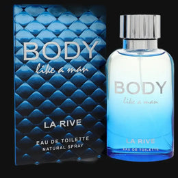 Body Like A Man by La Rive Cologne for Men 3 oz Eau De Toilette Spray