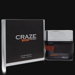 Craze Noir by Armaf Cologne for Men 3.4 oz Eau De Parfum Spray