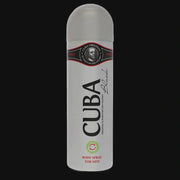 Cuba Black by Fragluxe Cologne for Men 6.6 oz Body Spray