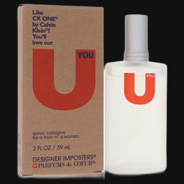 Designer Imposters U You by Parfums De Coeur (Unisex) 2 oz Cologne Spray