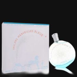 Eau Des Merveilles Bleue by Hermes Perfume for Women 3.4 oz Eau De Toilette Spray