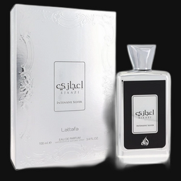 Ejaazi Intensive Silver by Lattafa (Unisex) 3.4 oz Eau De Parfum Spray