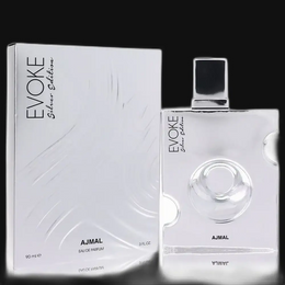 Evoke Silver Edition by Ajmal Cologne for Men 3 oz Eau De Parfum Spray