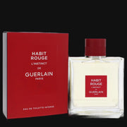Habit Rouge L'instinct Toilette Intense by Guerlain Cologne for Men 3.3 oz Eau De Toilette Intense Spray