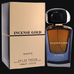 Incense Gold by Riiffs (Unisex) 3.4 oz Eau De Parfum Spray