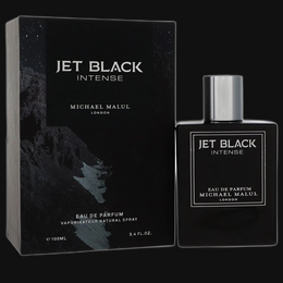 Jet Black Intense by Michael Malul Cologne for Men 3.4 oz Eau De Parfum Spray