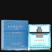 Man Eau Fraiche by Versace Cologne for Men 1.7 oz Eau Fraiche Eau De Toilette Spray (Blue)