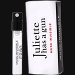 Musc Invisible by Juliette Has A Gun Perfume for Women 0.3 mL Eau De Parfum Spray Vial On Card