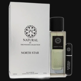 Natural North Star with by The Woods Collection (Unisex) 3.4 oz Eau De Parfum Spray with Mini Spray (Refillable)