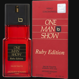 One Man Show Ruby by Jacques Bogart Cologne for Men 3.3 oz Eau De Toilette Spray