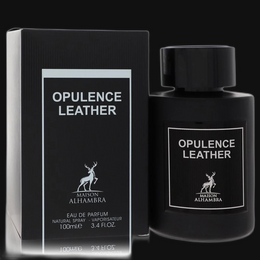 Opulence Leather by Maison Alhambra Cologne for Men 3.4 oz Eau De Parfum Spray