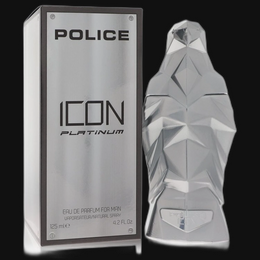 Police Icon Platinum by Police Colognes Cologne for Men 4.2 oz Eau De Parfum Spray