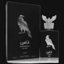 Pride Shaheen Silver by Lattafa (Unisex) 3.4 oz Eau De Parfum Spray
