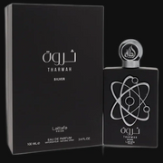 Pride Tharwah Silver by Lattafa Cologne for Men 3.4 oz Eau De Parfum Spray